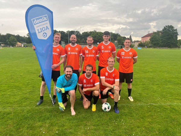 Tým enterie nastoupil v zaměstnanecké lize Deníku a obsadil 3. místo