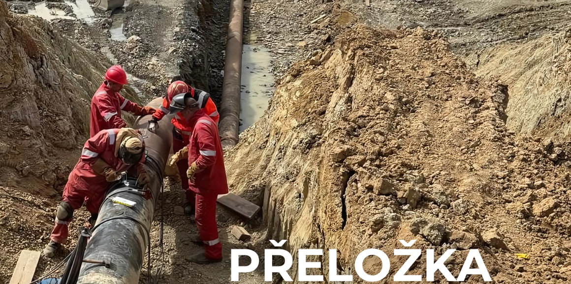 Ukázková spolupráce REVISu a FORGASu na přeložce plynovodu pro D35