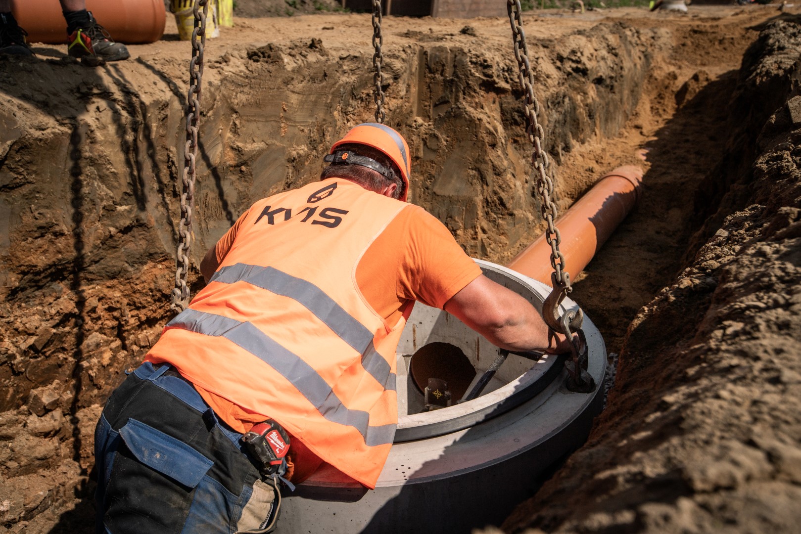 Zasíťování pro výstavbu rodinných domů v Nasavrkách